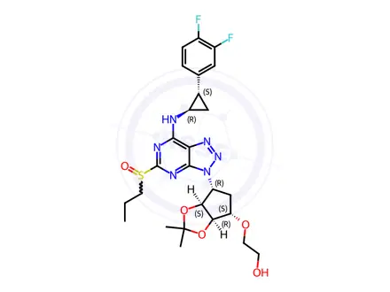 Chemical structure of Ticagrelor Impurity 365
