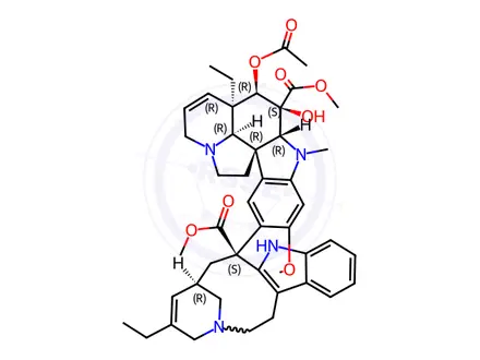 Chemical structure of Vinblastine Sulfate Impurity 1