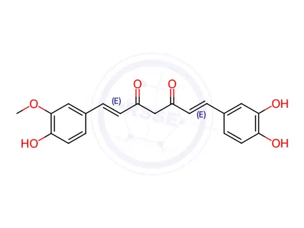 Chemical structure of Demethyl Curcumin