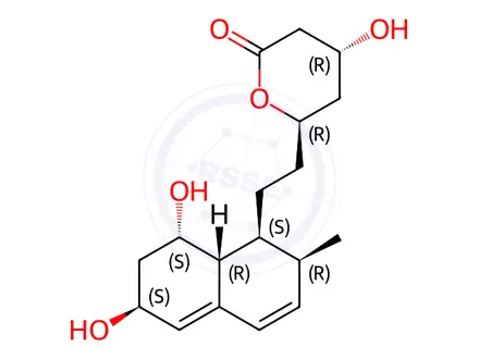 Chemical structure of Pravastatin Impurity 17