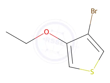 Chemical structure of Thiophene, 3-bromo-4-ethoxy-(9CI)