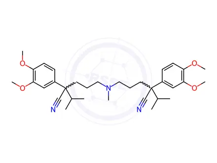 Chemical structure of Verapamil EP Impurity N