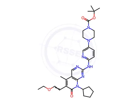 Chemical structure of Palbociclib Impurity 8