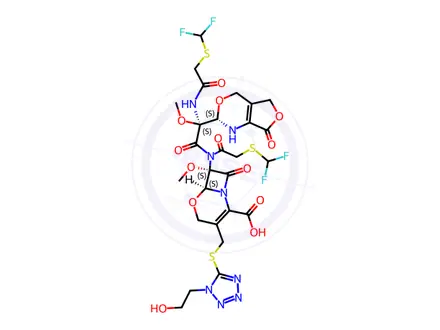 Chemical structure of Flomoxef Impurity 61