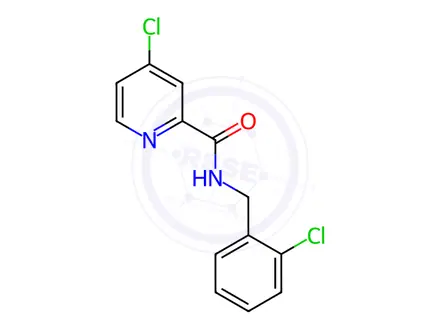 Chemical structure of 4-Chloro-N-(2-chlorobenzyl)picolinamide