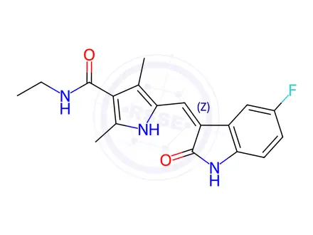 Chemical structure of Sunitinib Impurity D