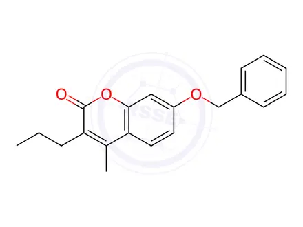 Chemical structure of 7-(benzyloxy)-4-methyl-3-propyl-2H-chromen-2-one
