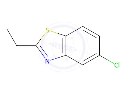 Chemical structure of Benzothiazole, 5-chloro-2-ethyl-(9CI)