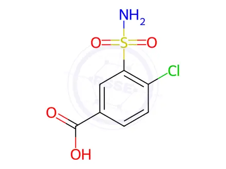 Chemical structure of Indapamide Impurity 1
