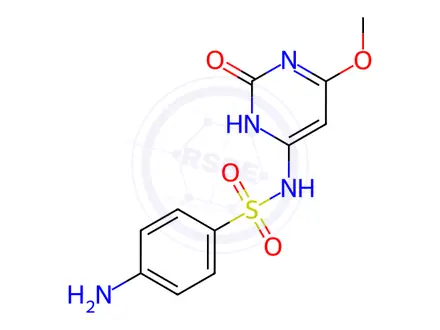 Chemical structure of Sulfadimethoxine Impurity 6 (Sulfadimethoxine EP Impurity F)