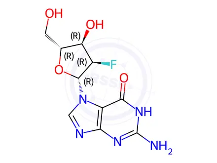 Chemical structure of Guanosine Impurity 11