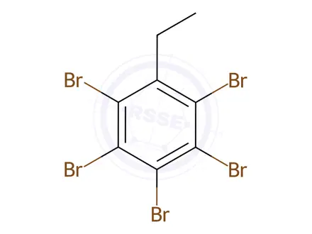 Chemical structure of 2,3,4,5,6-Pentabromoethylbenzene