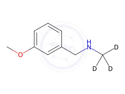 Chemical structure of 3-Methoxy-N-methylbenzylamine-d3