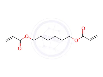 Chemical structure of 2-Propenoic acid, 1,1'-(1,6-hexanediyl) ester, polymer with 2,5-furandione and 4-methoxyphenol