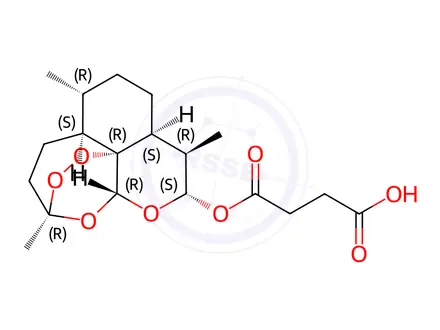 Chemical structure of Artesunate