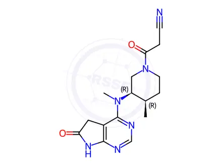 Chemical structure of Tofacitinib Citrate Impurity 302