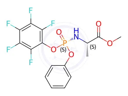 Chemical structure of sofosbuvir impurity 11