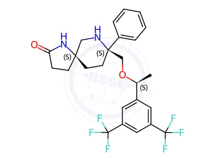 Chemical structure of Rolapitant Impurity 7 (Rolapitant (1S,2S,3S)-Isomer)