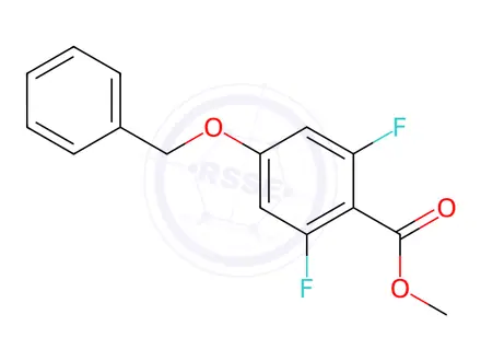 Chemical structure of 4-BENZYLOXY-2,6-DIFLUORO-BENZOIC ACID