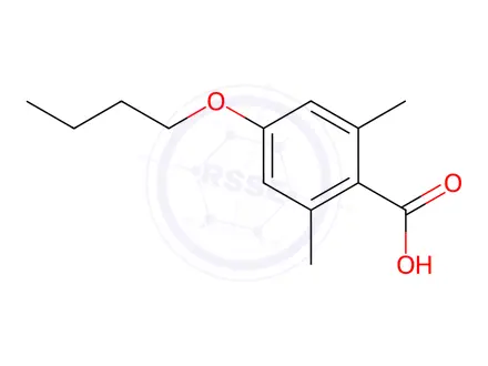 Chemical structure of 4-Butoxy-2,6-dimethylbenzoic acid