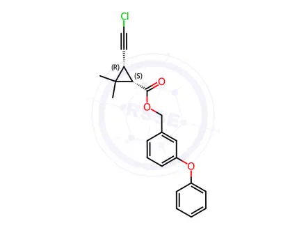 Chemical structure of Permethrin Impurity 7(Permethrin EP Impurity G)