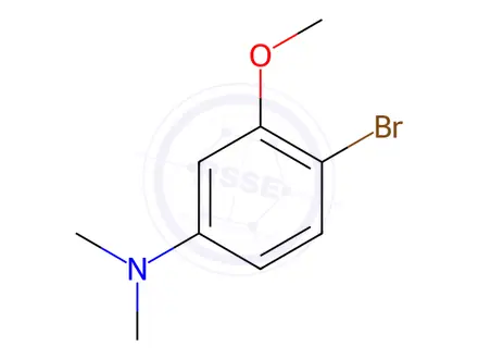 Chemical structure of 4-Bromo-3-methoxy-N,N-dimethylaniline