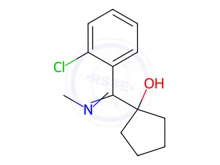 Chemical structure of Ketamine EP Impurity A (HCl Salt)