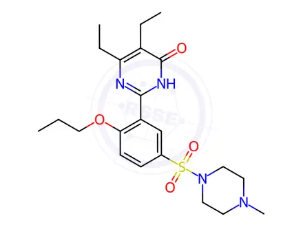 Chemical structure of Vardenafil Hydrochloride Impurity 36
