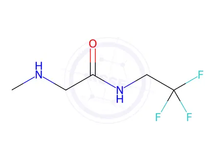 Chemical structure of 2-(Methylamino)-N-(2,2,2-trifluoroethyl)acetamide