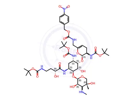 Chemical structure of Plazomicin Impurity 2