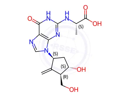 Chemical structure of Entecavir Impurity 42