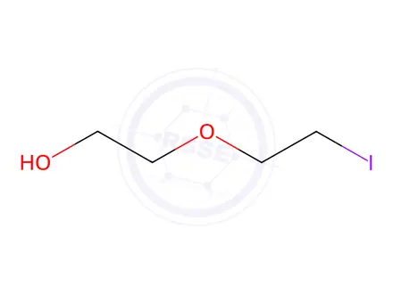 Chemical structure of 2-(2-iodoethoxy)ethan-1-ol