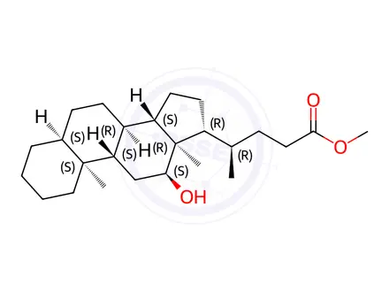 Chemical structure of Deoxycholic acid Impurity 8