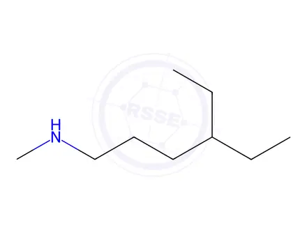 Chemical structure of (4-ethylhexyl)(methyl)amine hydrochloride