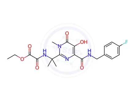 Chemical structure of Raltegravir Impurity 12