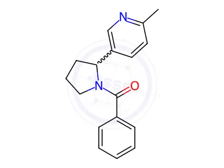 Chemical structure of (2-(6-Methylpyridin-3-yl)pyrrolidin-1-yl)(phenyl)methanone