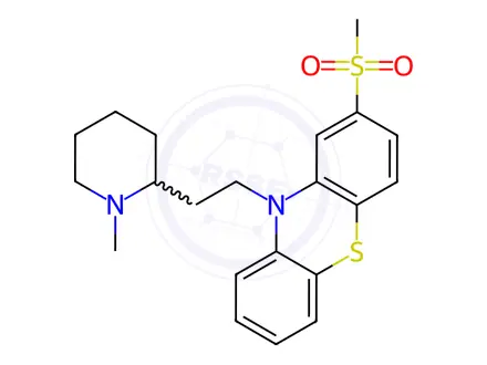 Chemical structure of Thioridazine Impurity 5 (Thioridazine EP Impurity E)