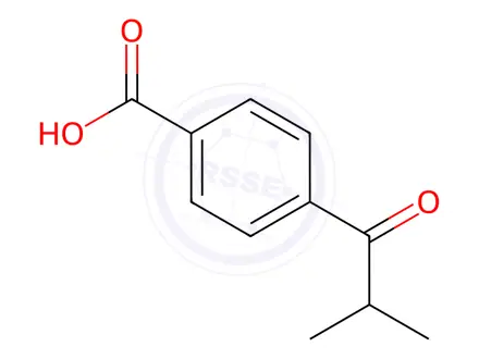 Chemical structure of 4-(Isobutyryl)benzoic acid