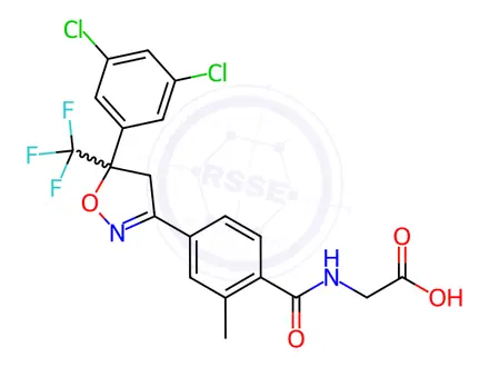 Chemical structure of Fluralaner Impurity 7