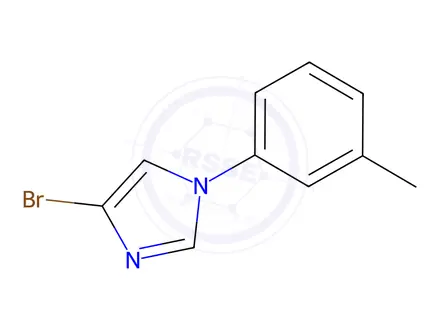 Chemical structure of 4-Bromo-1-(3-tolyl)-1H-imidazole