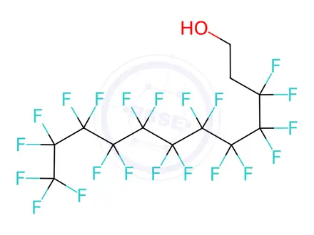 Chemical structure of 1H,1H,2H,2H-Perfluoro-1-dodecanol