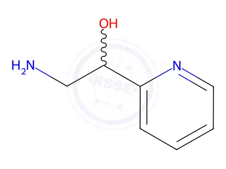 Chemical structure of 2-amino-1-(pyridin-2-yl)ethan-1-ol