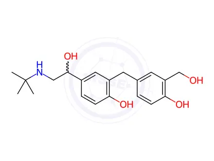 Chemical structure of Albuterol Impurity 5