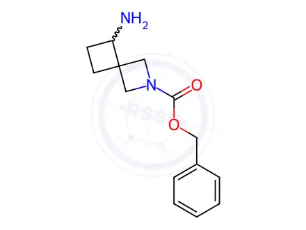 Chemical structure of 5-Amino-2-Cbz-2-azaspiro[3.3]heptane