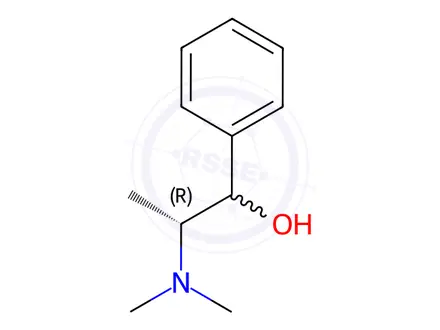Chemical structure of rac-Methyl Ephedrine Hydrochloride