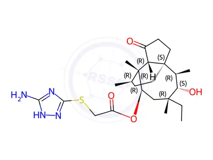 Chemical structure of Azamulin