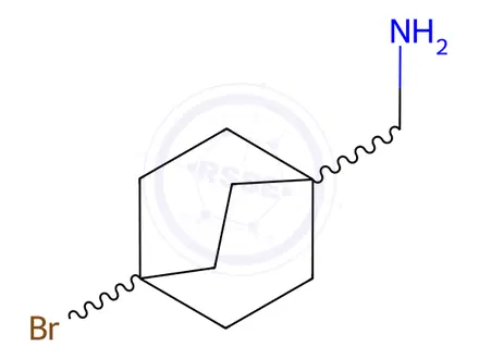 Chemical structure of (4-Bromobicyclo[2.2.2]Octan-1-yl)methanamine