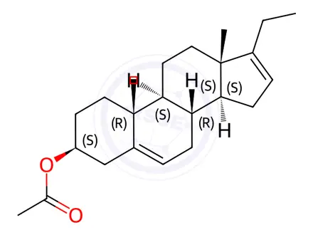Chemical structure of Abiraterone Acetate Impurity 50