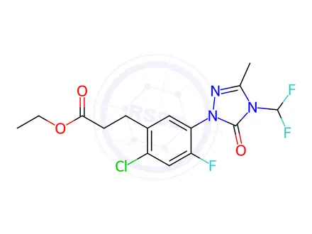 Chemical structure of Carfentrazone-ethyl Impurity 2