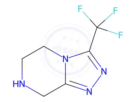 Chemical structure of Sitagliptin Impurity 42